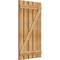 Ekena Millwork Spaced Board-n-Batten Shutters w/Z-Bar, Rough Sawn Western Red Cedar, 28 7/8W x 51H, PR RBS06Z29X051RWR - alternate 2